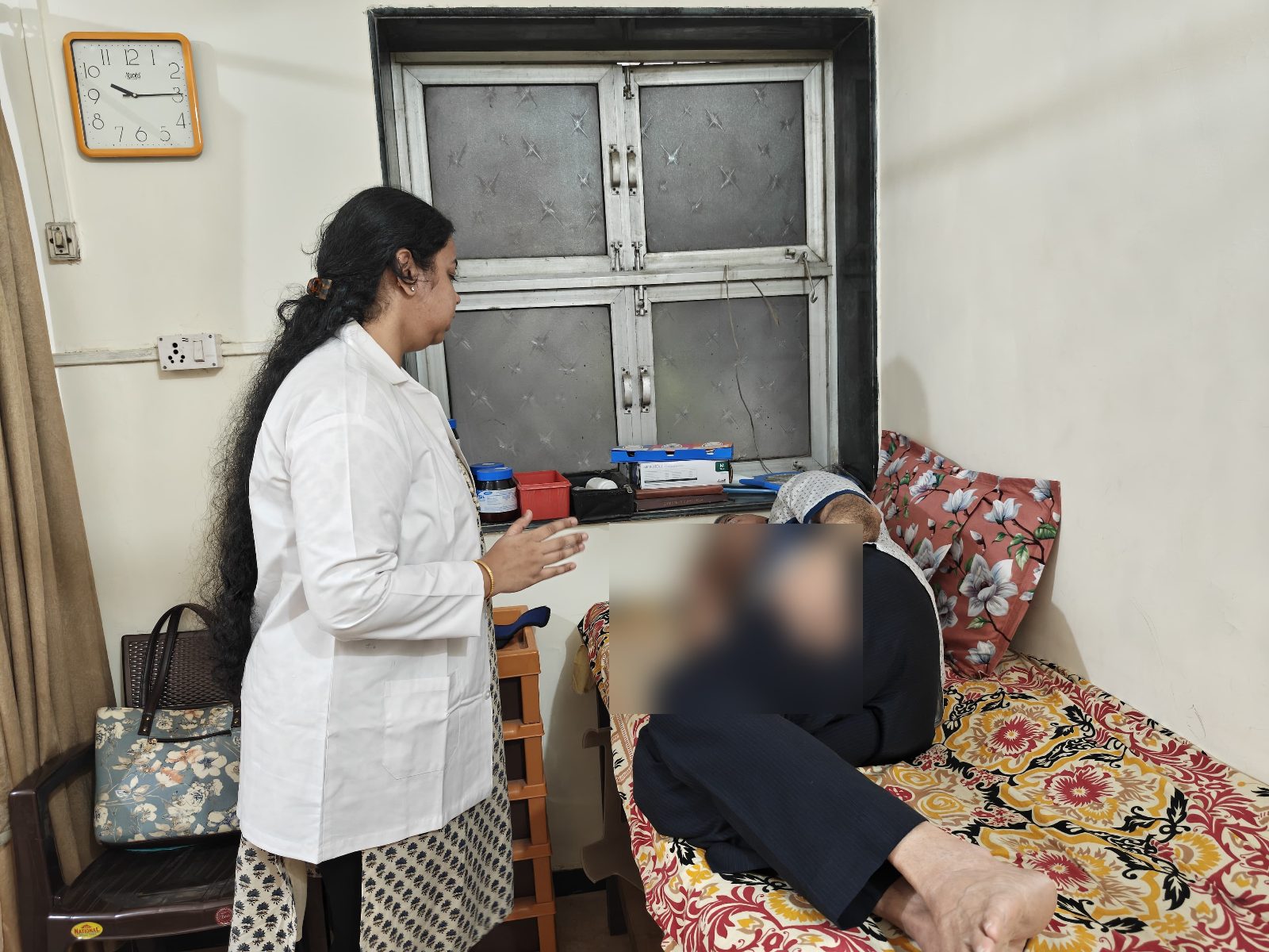 Clinical assessment during a home visit